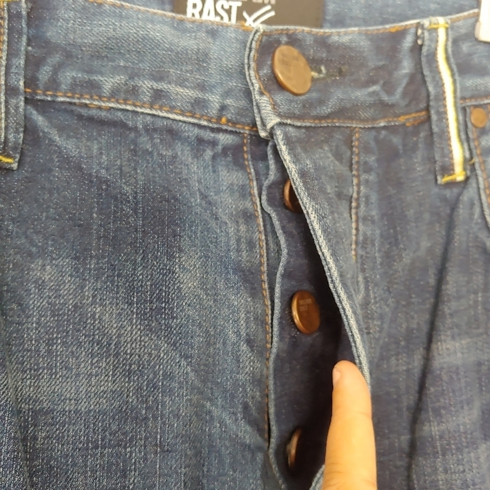 William Rast 100% Cotton Taper Blue Jeans 34 x 34 - Picture 6 of 12